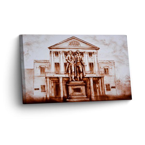 Weimar in Sand Gemalt