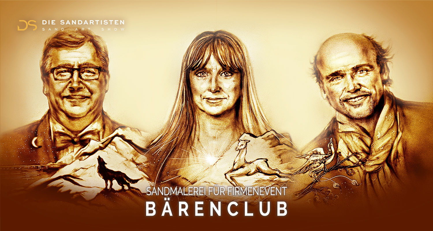 Sandshow für „Der Bärenclub“: eine spektakuläre Ehrung der besten Mitarbeiter