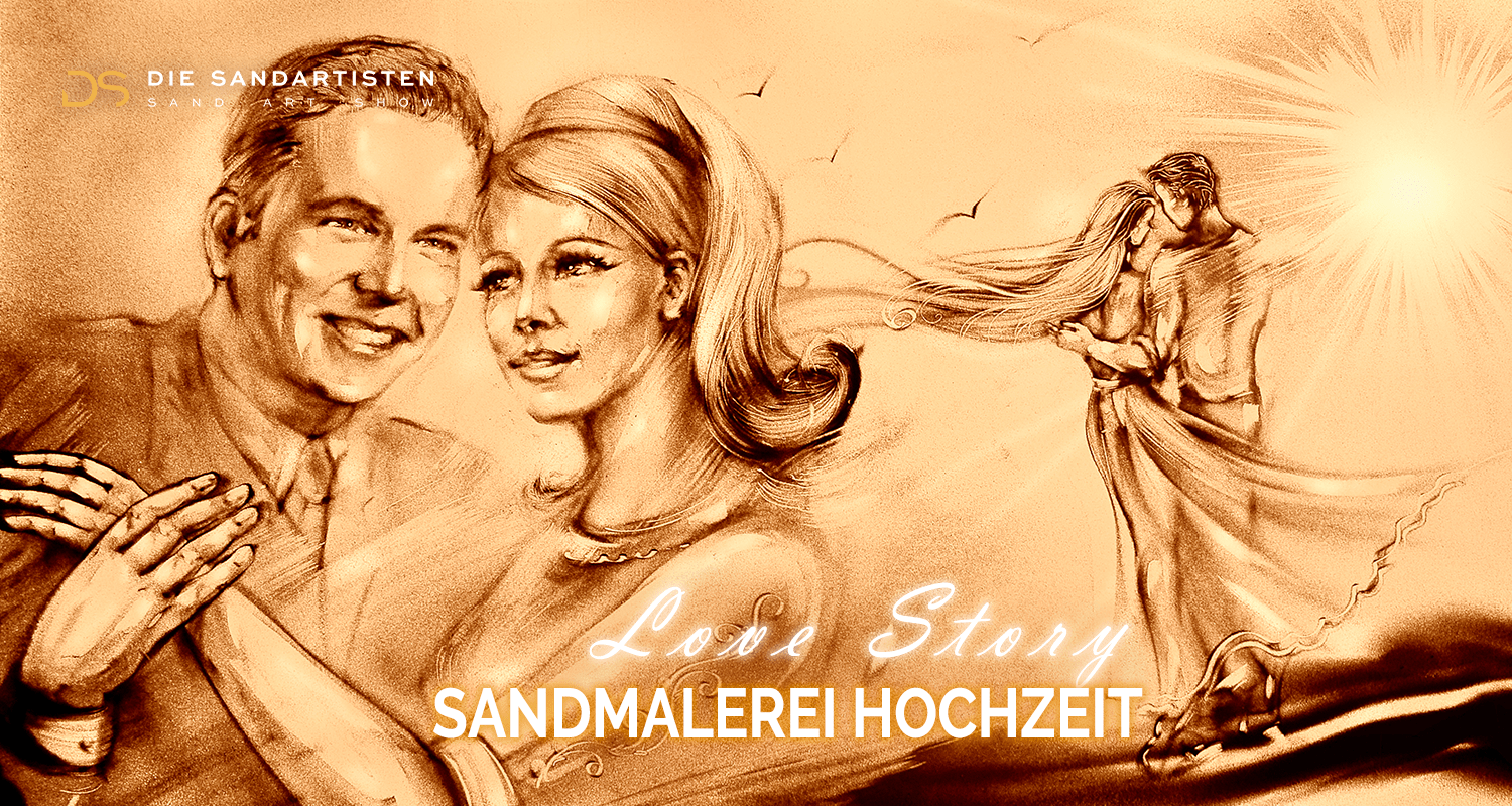 Sandmalerei für Hochzeiten: Wiedergeburt nach der Abriegelung