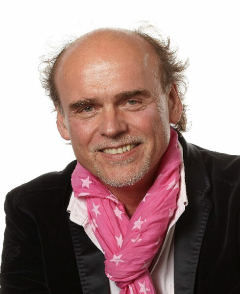 Sandartisten – Sandkunst Portrait eines Mannes