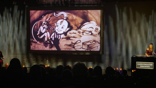 Premiere Aladin Sandtheater – magische Sandkunst live erleben