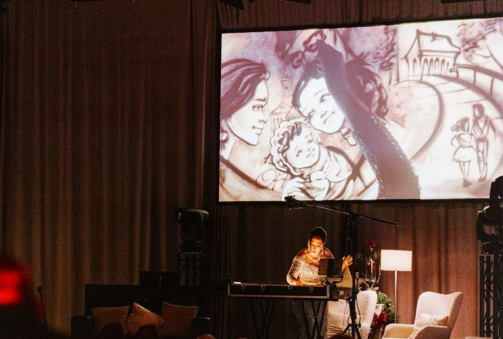 Sandmalerei Weihnachtsfeier – Ein Abend voller Erinnerungen im Technik Museum Sinsheim