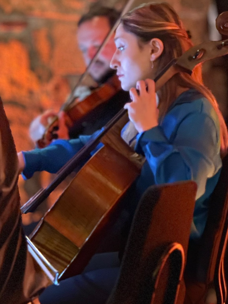 Konzert mit Sandmalerei und klassischer Musik in Leipzig